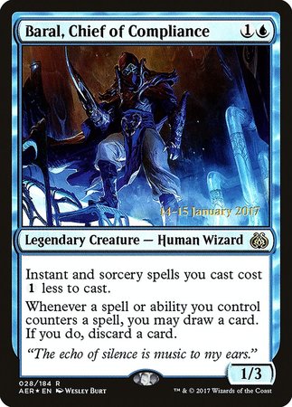 Baral, Chief of Compliance [Aether Revolt Promos] | Exor Games Summserside