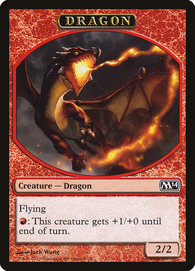 Dragon [Magic 2014 Tokens] | Exor Games Summserside