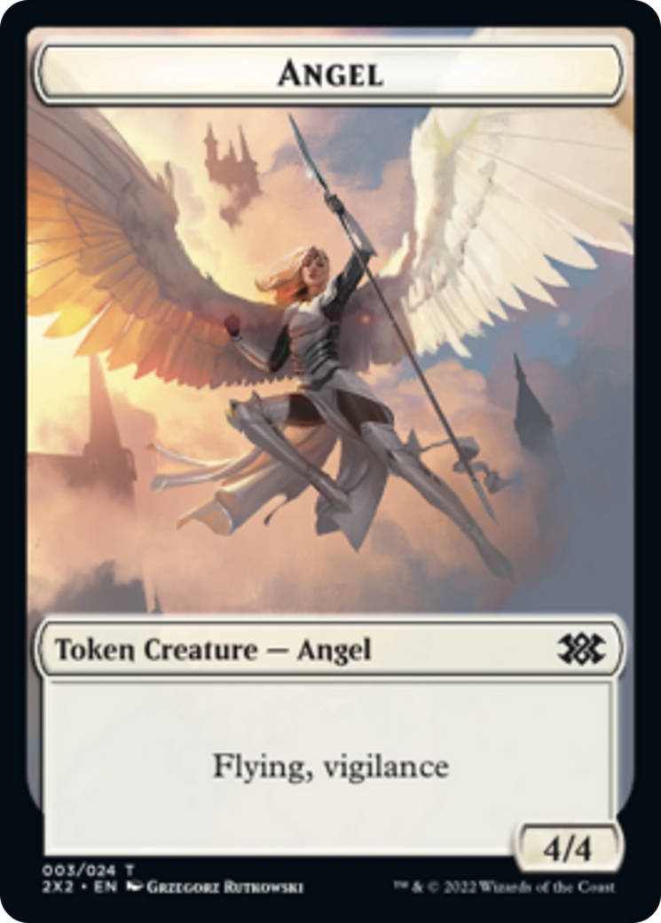 Drake // Angel Double-sided Token [Double Masters 2022 Tokens] | Exor Games Summserside