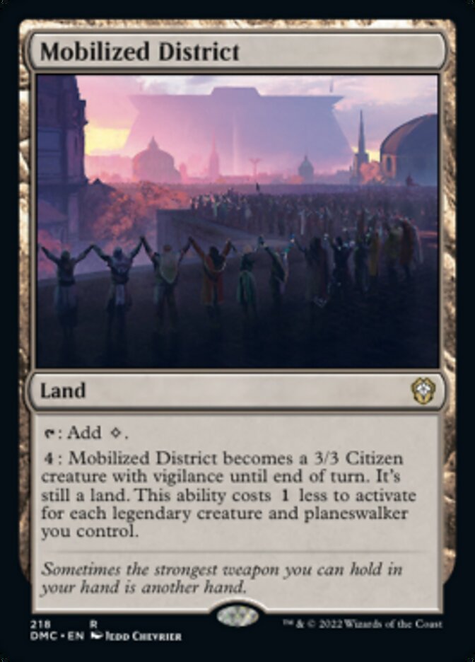 Mobilized District [Dominaria United Commander] | Exor Games Summserside