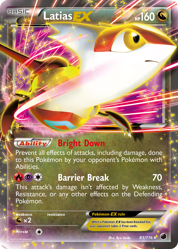 Latias EX (85/116) [Black & White: Plasma Freeze] | Exor Games Summserside