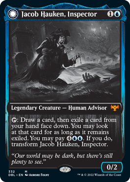 Jacob Hauken, Inspector // Hauken's Insight [Innistrad: Double Feature] | Exor Games Summserside