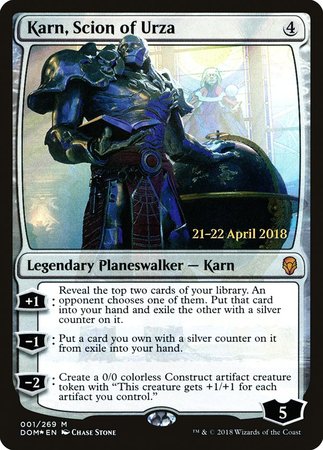 Karn, Scion of Urza [Dominaria Promos] | Exor Games Summserside