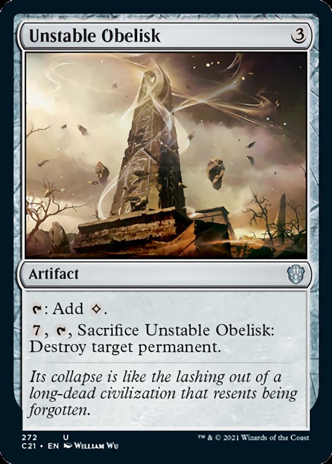 Unstable Obelisk [Commander 2021] | Exor Games Summserside