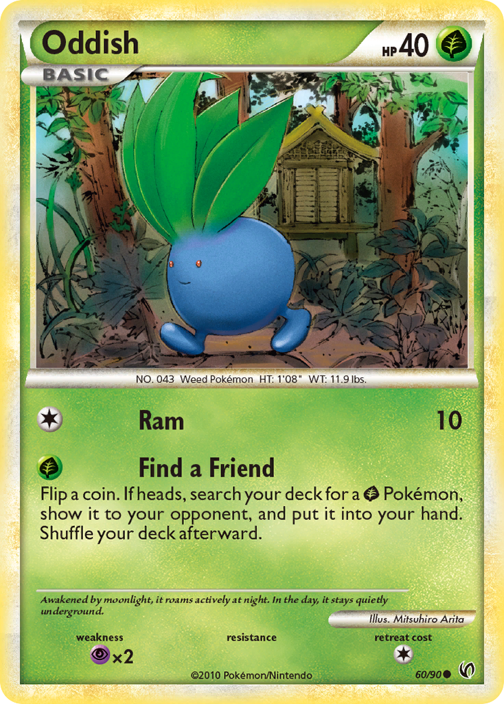 Oddish (60/90) [HeartGold & SoulSilver: Undaunted] | Exor Games Summserside