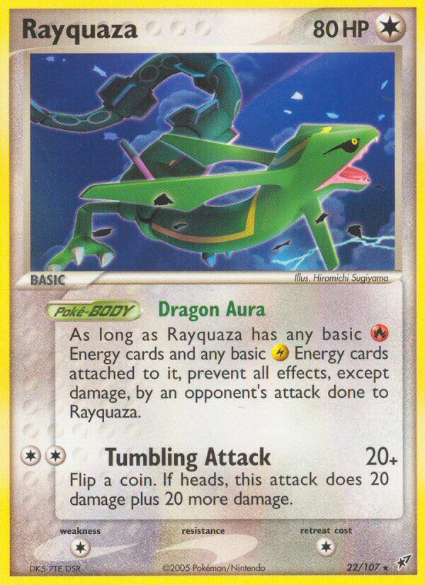 Rayquaza (22/107) (Theme Deck Exclusive) [EX: Deoxys] | Exor Games Summserside