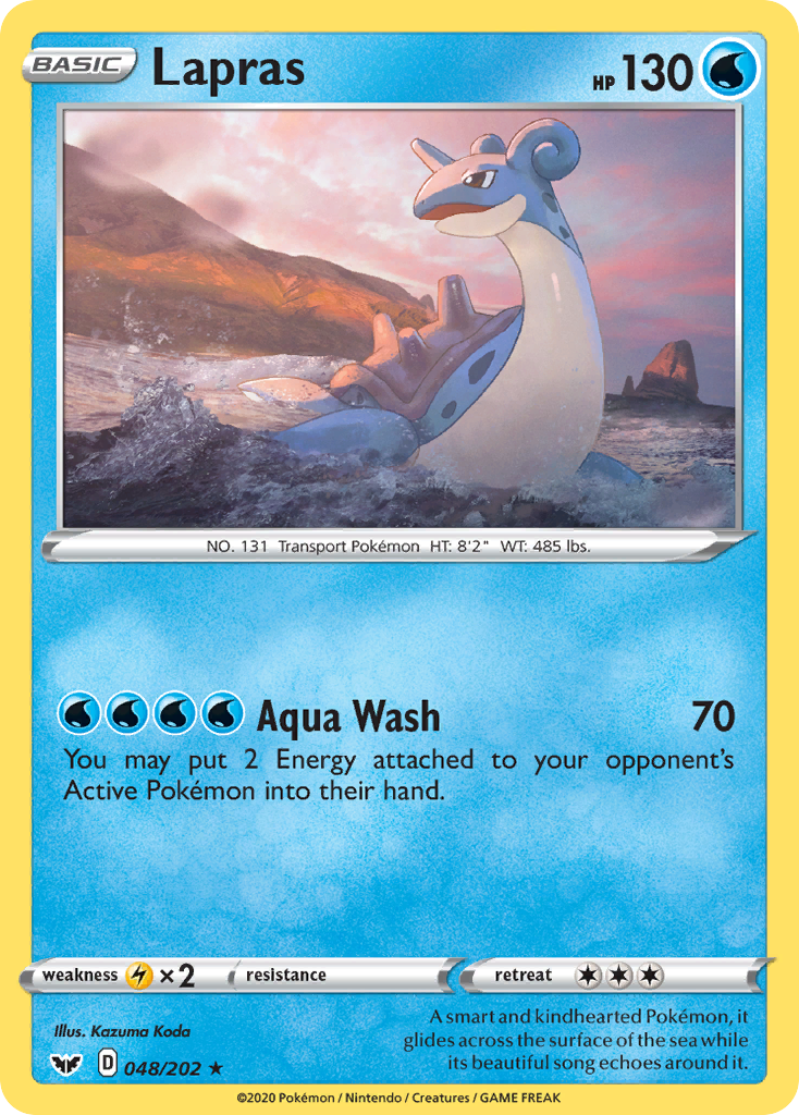 Lapras (048/202) [Sword & Shield: Base Set] | Exor Games Summserside