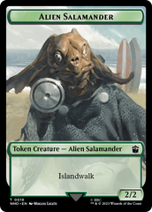 Alien Rhino // Alien Salamander Double-Sided Token [Doctor Who Tokens] | Exor Games Summserside