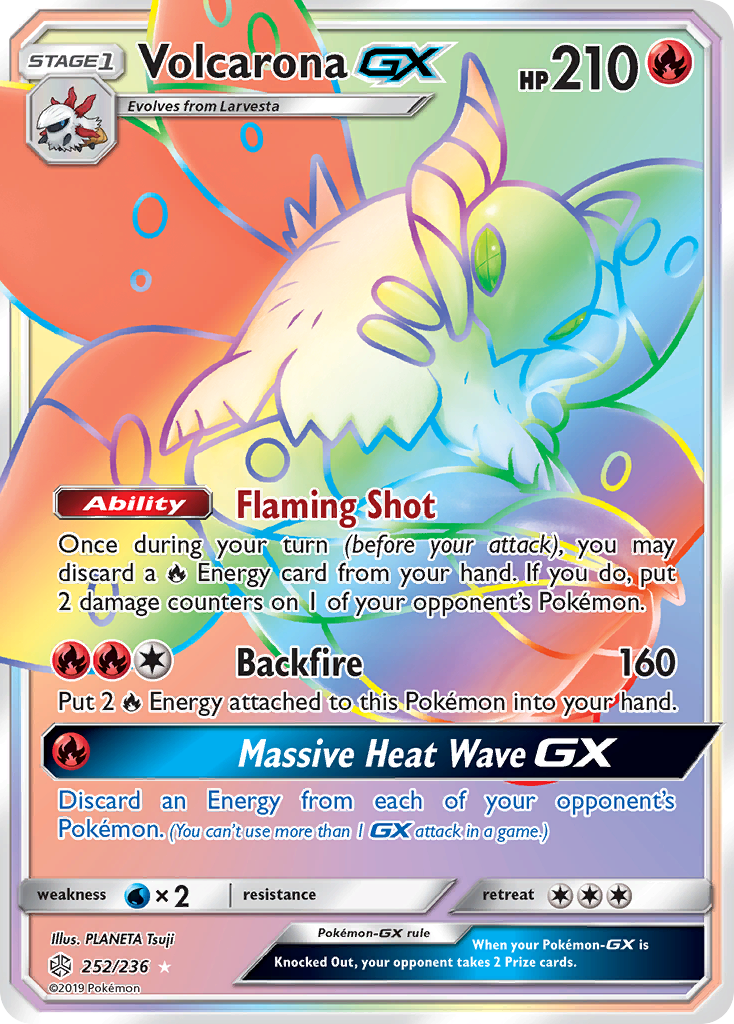 Volcarona GX (252/236) [Sun & Moon: Cosmic Eclipse] | Exor Games Summserside