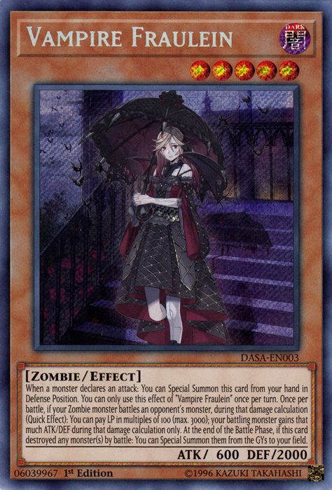 Vampire Fraulein [DASA-EN003] Secret Rare | Exor Games Summserside