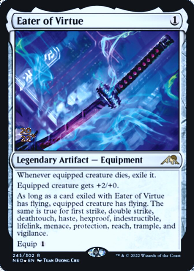 Eater of Virtue [Kamigawa: Neon Dynasty Prerelease Promos] | Exor Games Summserside