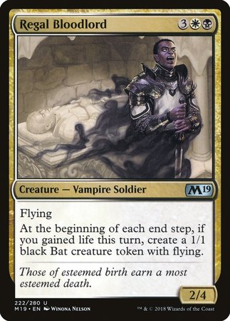 Regal Bloodlord [Core Set 2019] | Exor Games Summserside