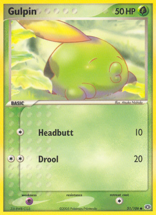 Gulpin (51/106) [EX: Emerald] | Exor Games Summserside