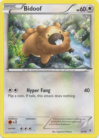 Bidoof (12/30) [XY: Trainer Kit 1 - Bisharp] | Exor Games Summserside