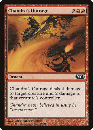 Chandra's Outrage [Magic 2014] | Exor Games Summserside