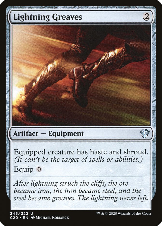 Lightning Greaves [Commander 2020] | Exor Games Summserside