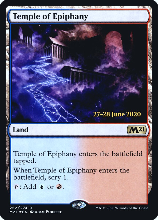 Temple of Epiphany  [Core Set 2021 Prerelease Promos] | Exor Games Summserside