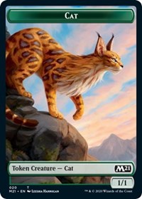 Cat (020) // Dog Double-sided Token [Core Set 2021 Tokens] | Exor Games Summserside