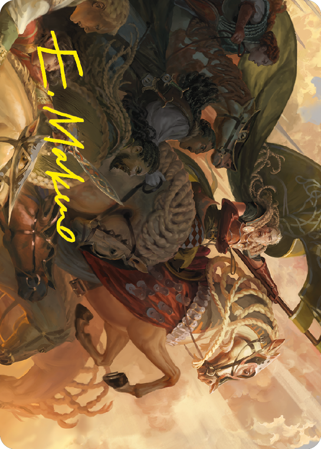 Marshal's Anthem Art Card (Gold-Stamped Signature) [The Lord of the Rings: Tales of Middle-earth Art Series] | Exor Games Summserside