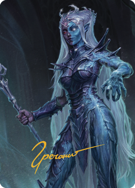 Mocking Doppelganger Art Card (Gold-Stamped Signature) [Commander Legends: Battle for Baldur's Gate Art Series] | Exor Games Summserside