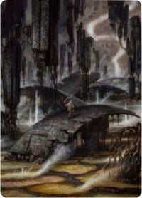 Grimclimb Pathway Art Card [Zendikar Rising Art Series] | Exor Games Summserside