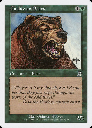 Balduvian Bears [Deckmasters] | Exor Games Summserside