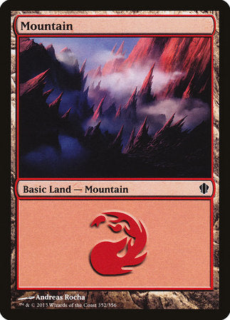 Mountain (352) [Commander 2013] | Exor Games Summserside