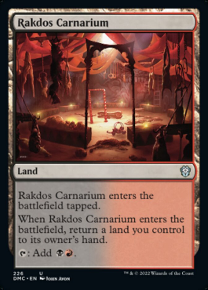 Rakdos Carnarium [Dominaria United Commander] | Exor Games Summserside