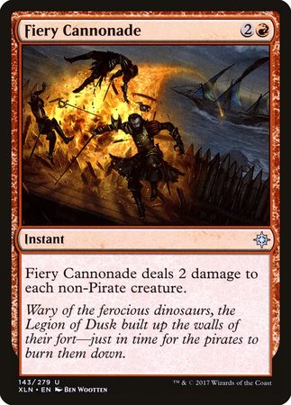 Fiery Cannonade [Ixalan] | Exor Games Summserside