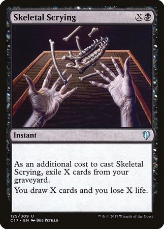 Skeletal Scrying [Commander 2017] | Exor Games Summserside