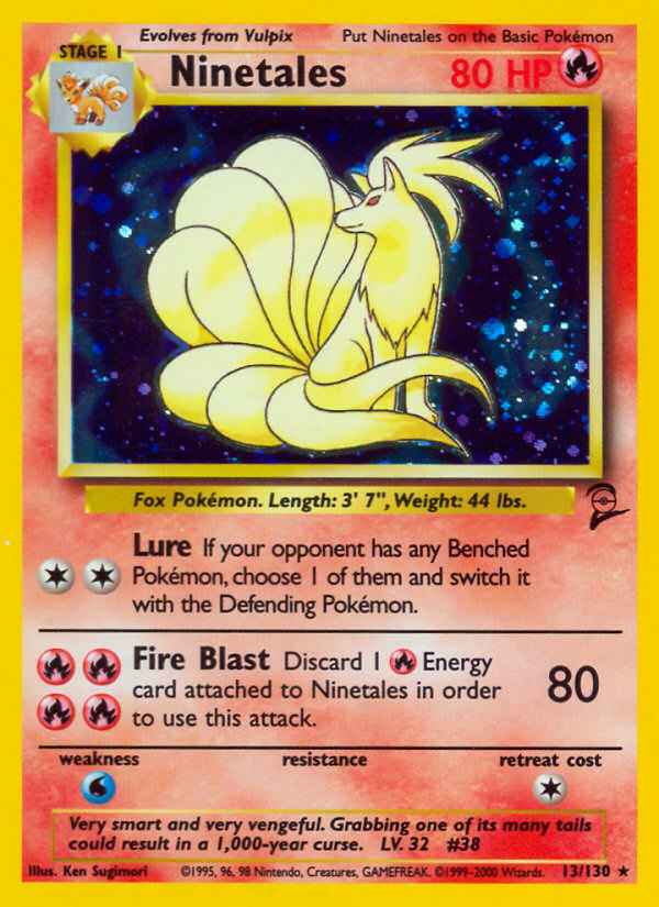 Ninetales (13/130) [Base Set 2] | Exor Games Summserside