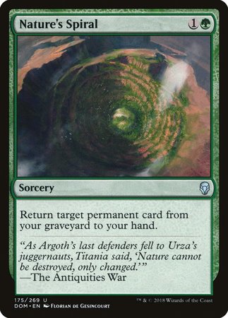 Nature's Spiral [Dominaria] | Exor Games Summserside