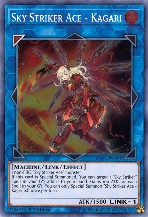 Sky Striker Ace - Kagari [DASA-EN027] Super Rare | Exor Games Summserside