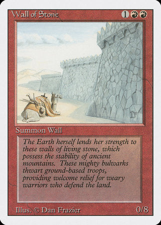 Wall of Stone [Revised Edition] | Exor Games Summserside