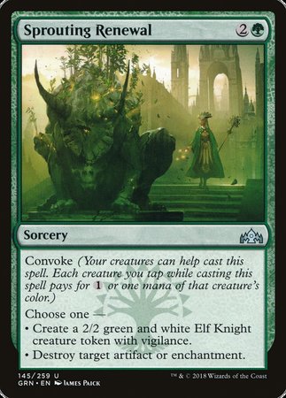 Sprouting Renewal [Guilds of Ravnica] | Exor Games Summserside