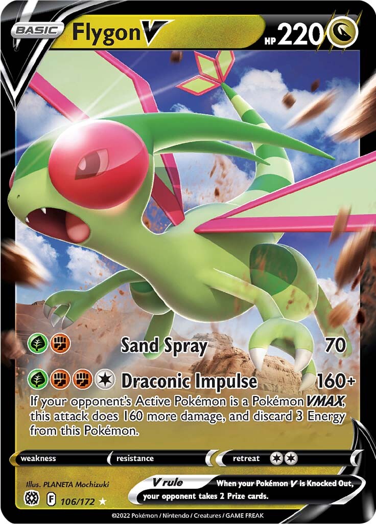 Flygon V (106/172) [Sword & Shield: Brilliant Stars] | Exor Games Summserside