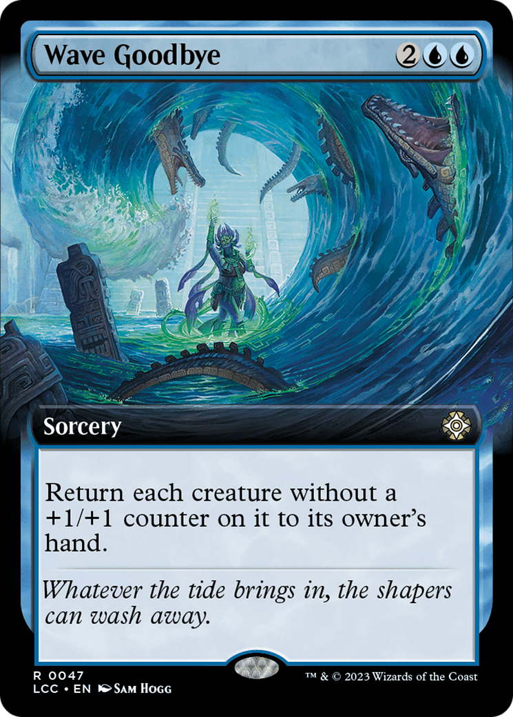 Wave Goodbye (Extended Art) [The Lost Caverns of Ixalan Commander] | Exor Games Summserside