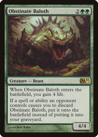 Obstinate Baloth [Magic 2011] | Exor Games Summserside