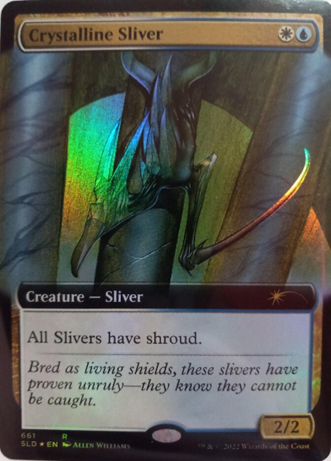 Crystalline Sliver (Extended Art) [Secret Lair Drop Promos] | Exor Games Summserside