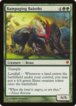 Rampaging Baloths [Zendikar] | Exor Games Summserside