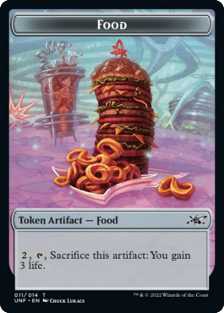 Cat // Food (11) Double-sided Token [Unfinity Tokens] | Exor Games Summserside