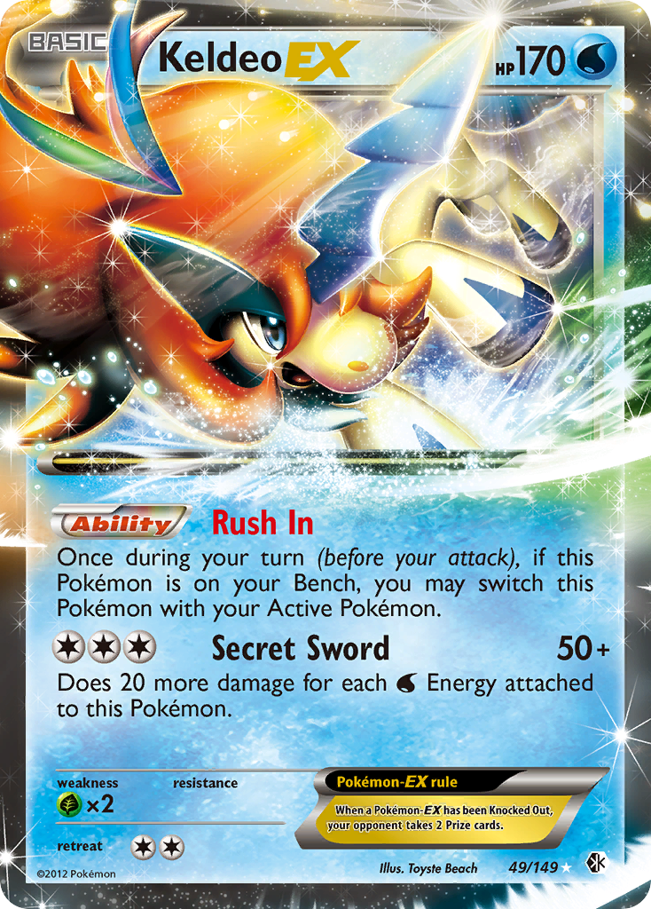 Keldeo EX (49/149) [Black & White: Boundaries Crossed] | Exor Games Summserside