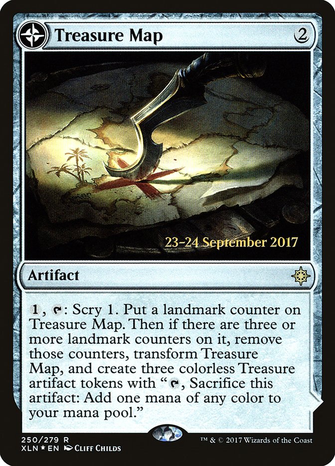 Treasure Map // Treasure Cove  [Ixalan Prerelease Promos] | Exor Games Summserside