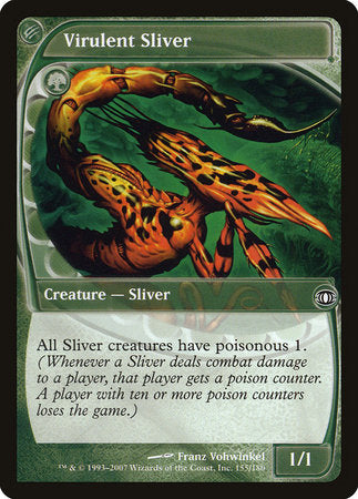 Virulent Sliver [Future Sight] | Exor Games Summserside
