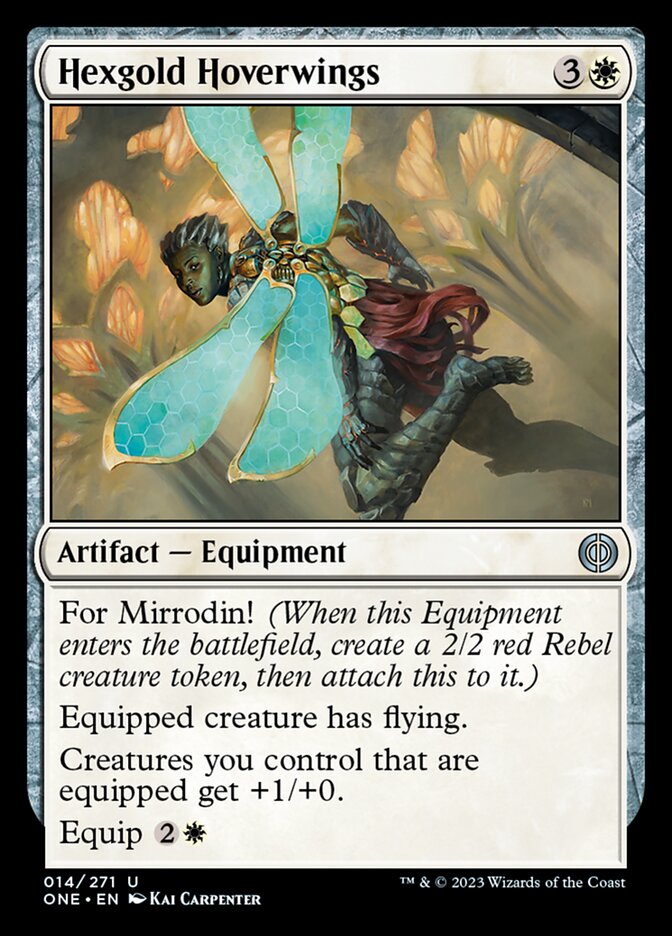 Hexgold Hoverwings [Phyrexia: All Will Be One] | Exor Games Summserside