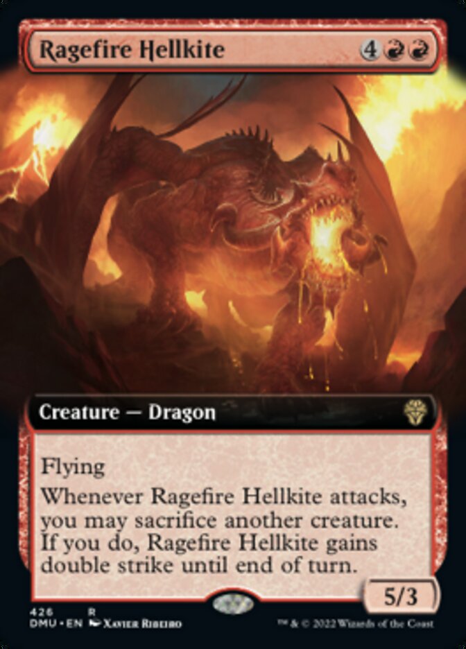 Ragefire Hellkite (Extended Art) [Dominaria United] | Exor Games Summserside