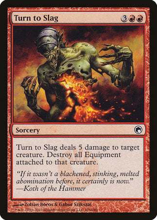 Turn to Slag [Scars of Mirrodin] | Exor Games Summserside