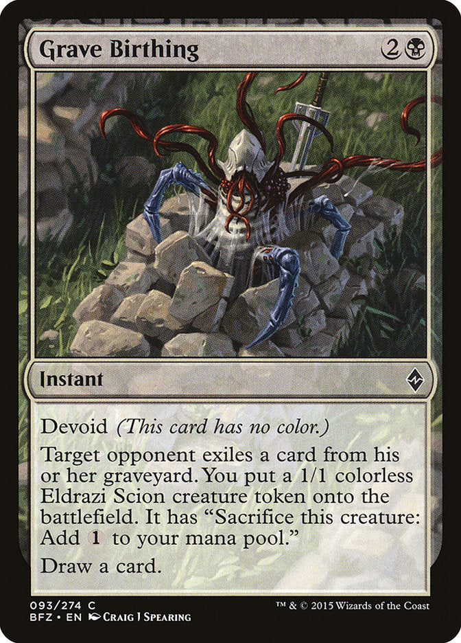 Grave Birthing [Battle for Zendikar] | Exor Games Summserside