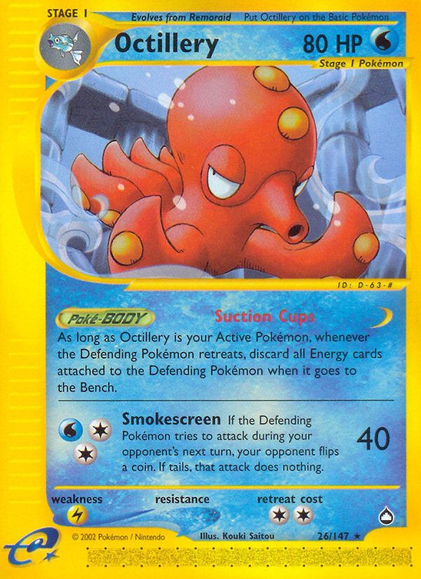 Octillery (26/147) [Aquapolis] | Exor Games Summserside