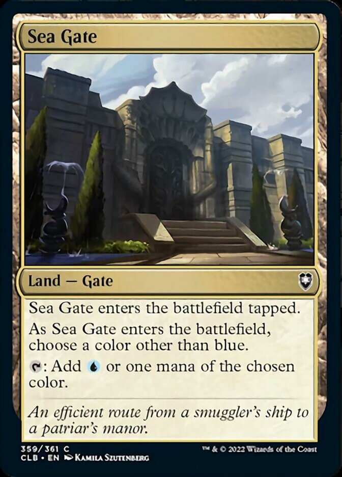 Sea Gate [Commander Legends: Battle for Baldur's Gate] | Exor Games Summserside